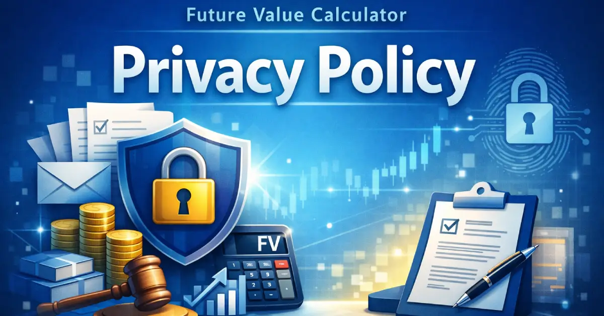 Privacy Policy Future Value Calculator