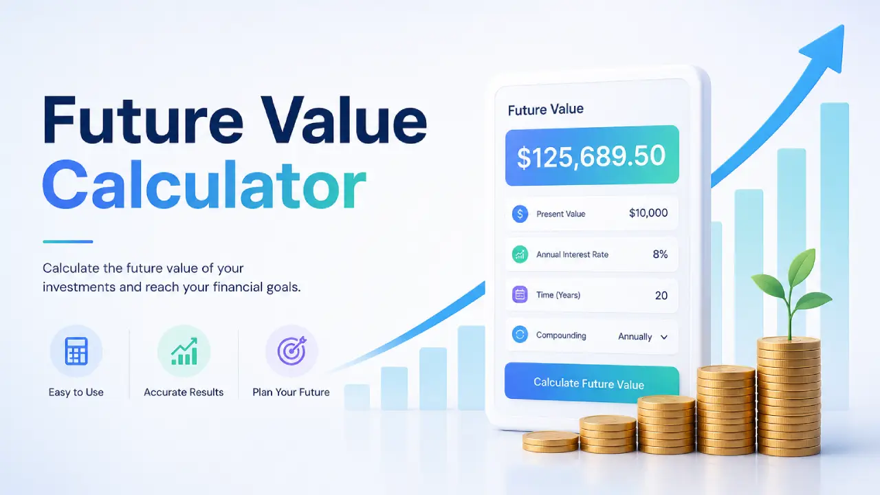 Future Value Calculator for investment growth estimation