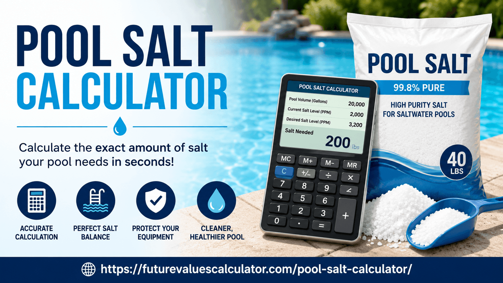 Pool Salt Calculator
