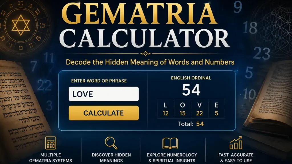 Gematria Calculator