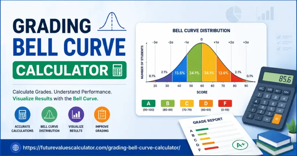 Grading Bell Curve Calculator with Graph
